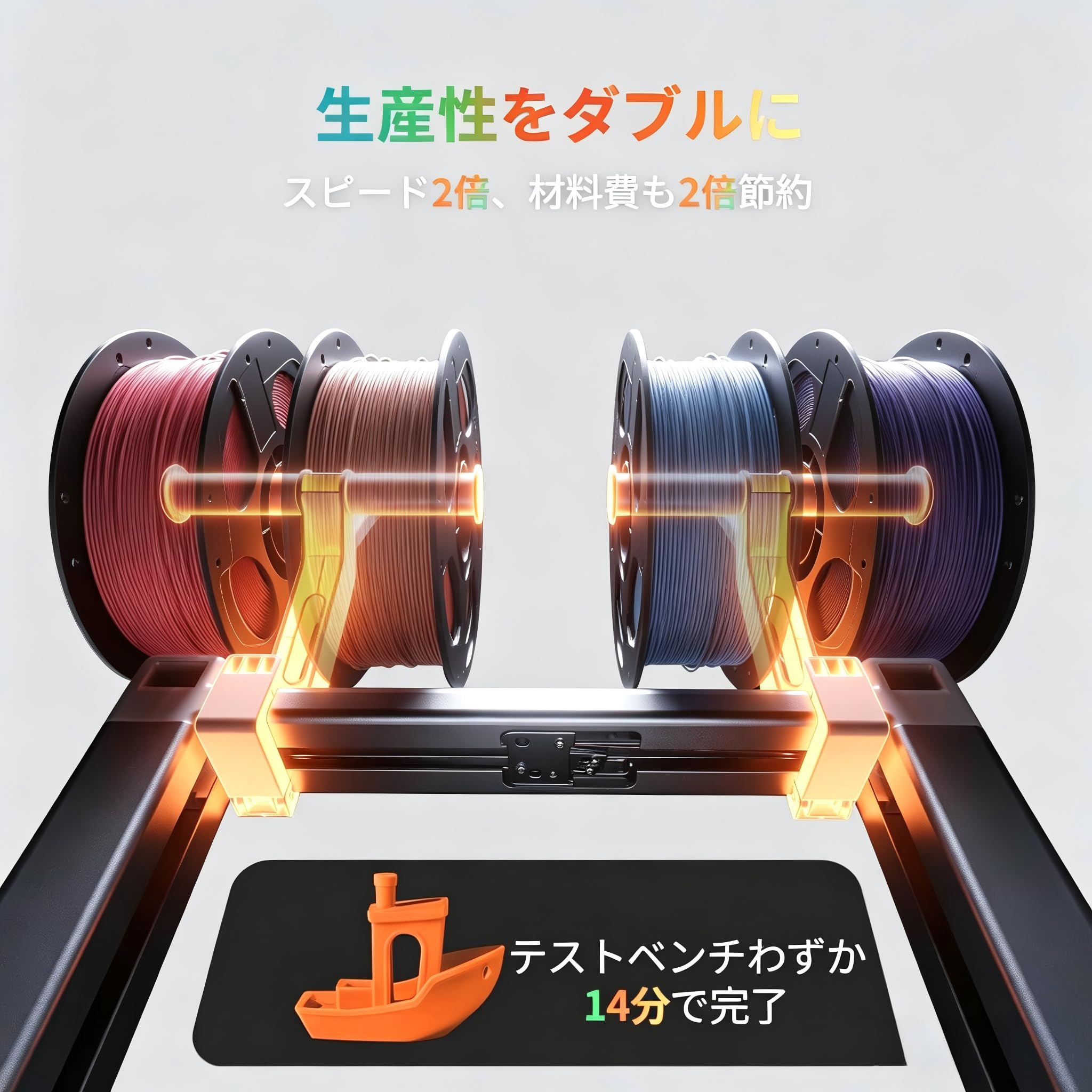 Amazon | Anycubic Kobra X 3Dプリンター、多色造形対応、4色~19色対応